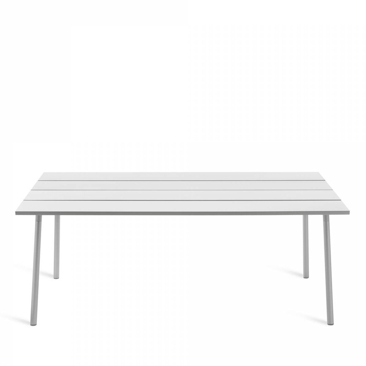 Run 72" Table table Emeco Aluminum Base / Aluminum Top Finish