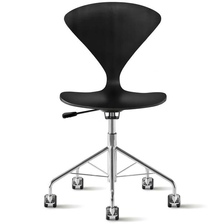 Cherner Task Chair task chair Cherner Chair Classic Ebony Seat (Ebonized Walnut) + $50.00