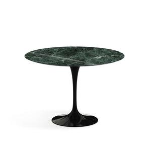Saarinen 42" Round Dining Table Dining Tables Knoll Black Verde Alpi Coated Marble 