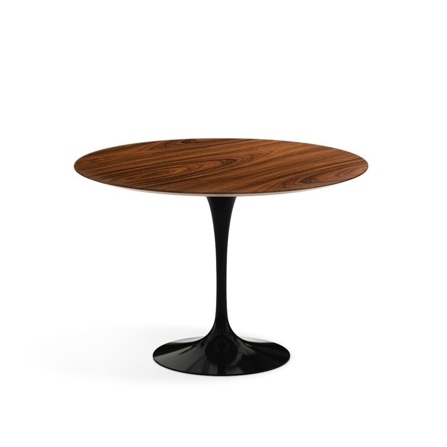 Saarinen 42" Round Dining Table Dining Tables Knoll Black Rosewood