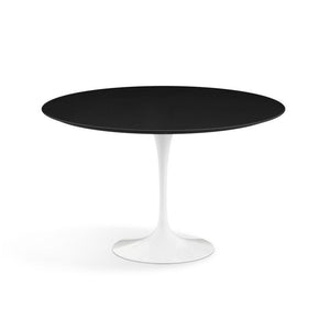 Saarinen 47" Round Dining Table Dining Tables Knoll Black laminate, Satin finish