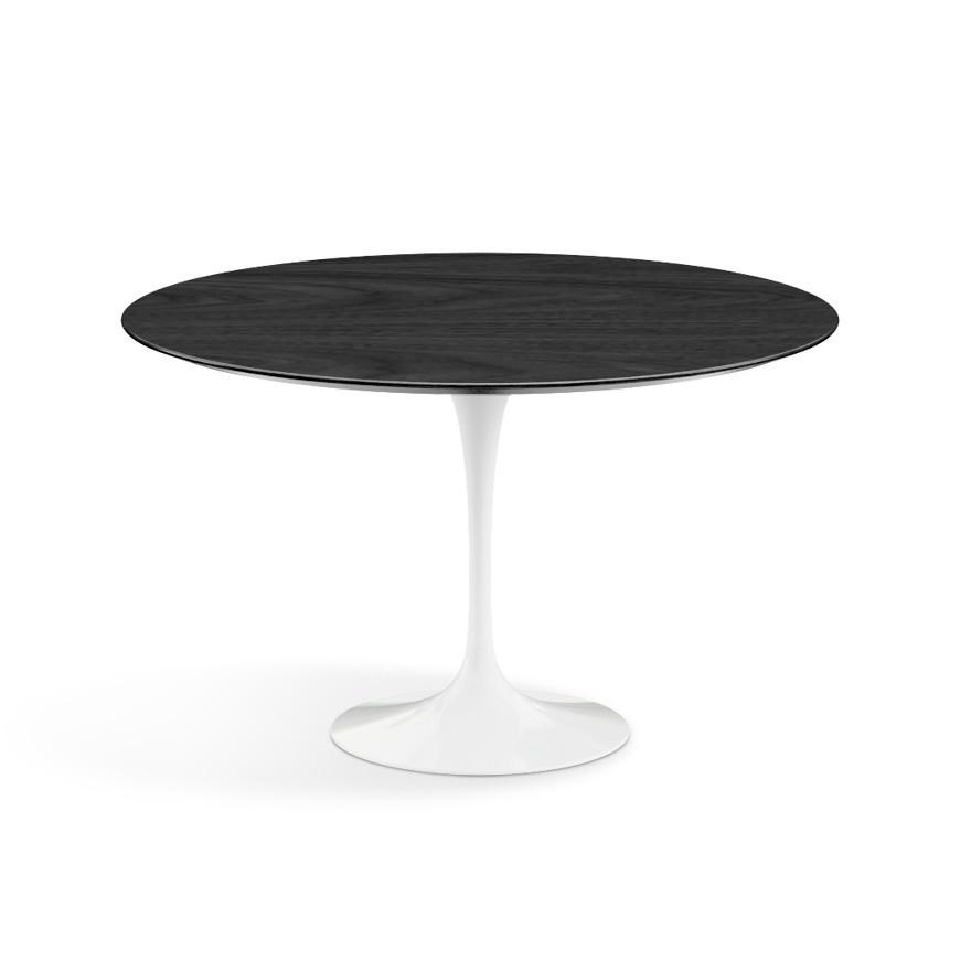 Saarinen 47" Round Dining Table Dining Tables Knoll Ebonized Walnut