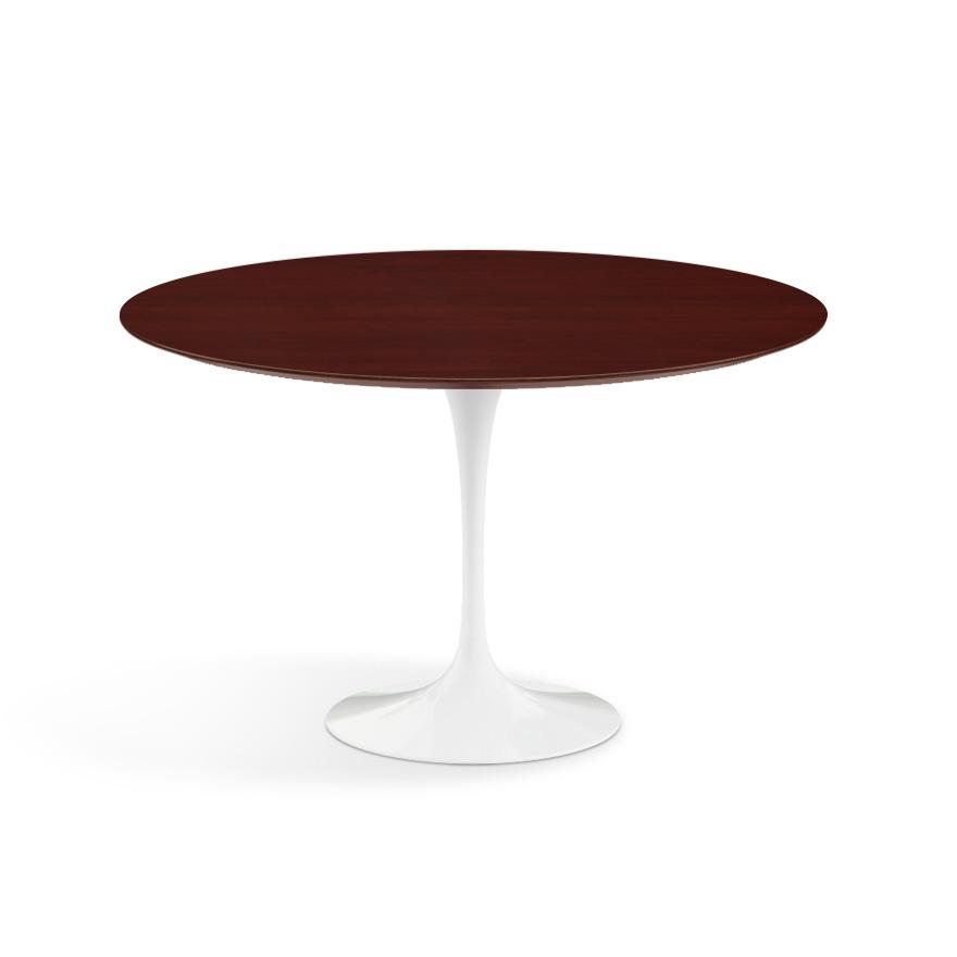 Saarinen 47" Round Dining Table Dining Tables Knoll Reff Dark Cherry