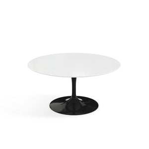 Saarinen Coffee Table - 35" Round Coffee Tables Knoll Black Carrara, Natural 