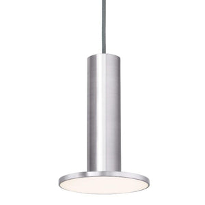 Cielo Hi-Bright Pendant Lamp hanging lamps Pablo Satin Aluminum / Gray cord 
