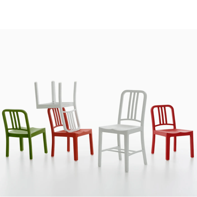 Emeco 111 Navy Mini Chair Chair Emeco