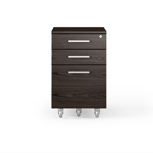 Sequel 20 Mobile File Pedestal 6107 storage BDI Charcoal Stained Ash 