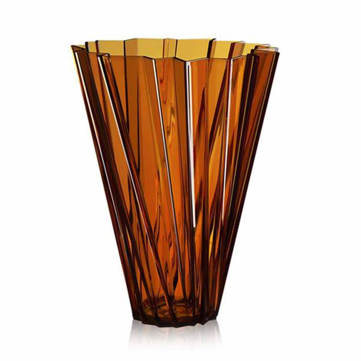 Shanghai Vase Vases Kartell Transparent Amber