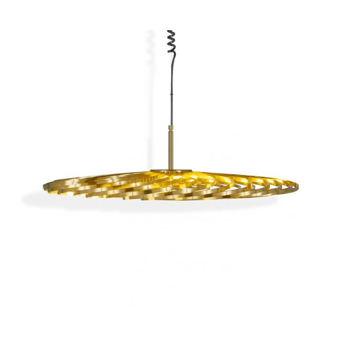 Spring Brass Pendant Light suspension lamps Tom Dixon