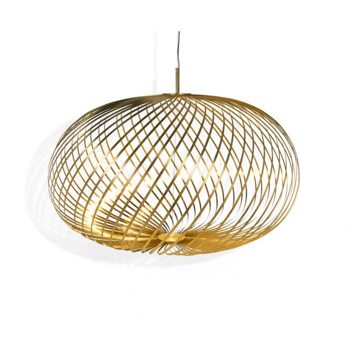Spring Brass Pendant Light suspension lamps Tom Dixon Large