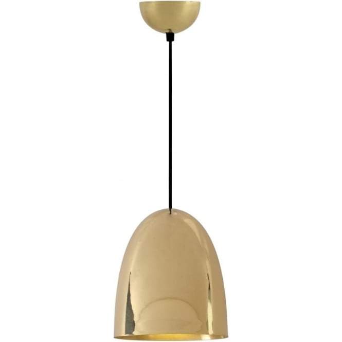 Stanley Large Pendant Light suspension lamps Original BTC Hammered Polished Brass
