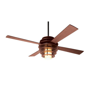 Stella Ceiling Fan in mahogany/dark bronze Ceiling Fans Modern Fan Co 
