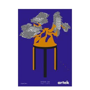 Artek Posters poster Artek Stool 60 Anniversary, Kustaa Saksi 