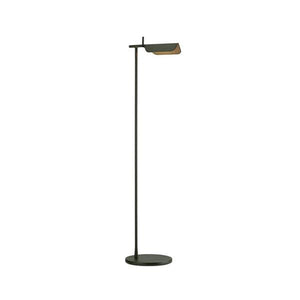 Tab Floor LED Lamp 90° Rotatable Head Floor Lamps Flos Dark Green Matte 