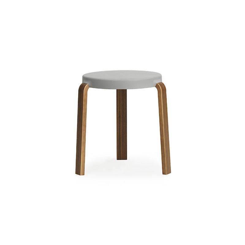 Tap Stool Stools Normann Copenhagen Walnut Grey