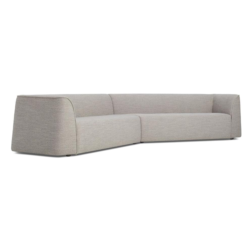 Thataway Angled Sectional Sofa sofa BluDot Tait Charcoal