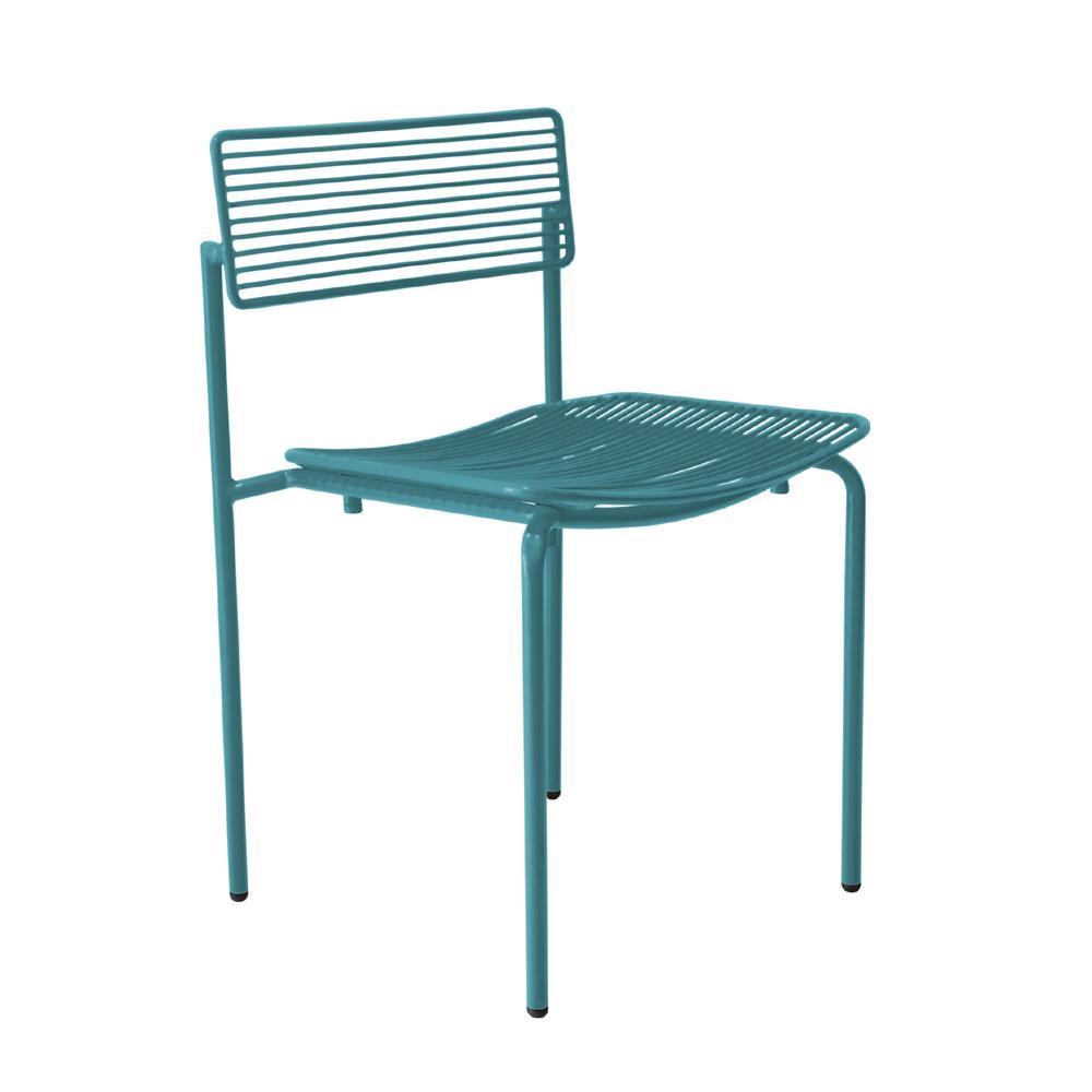 The Rachel Chair Side/Dining Bend Goods Peacock Blue