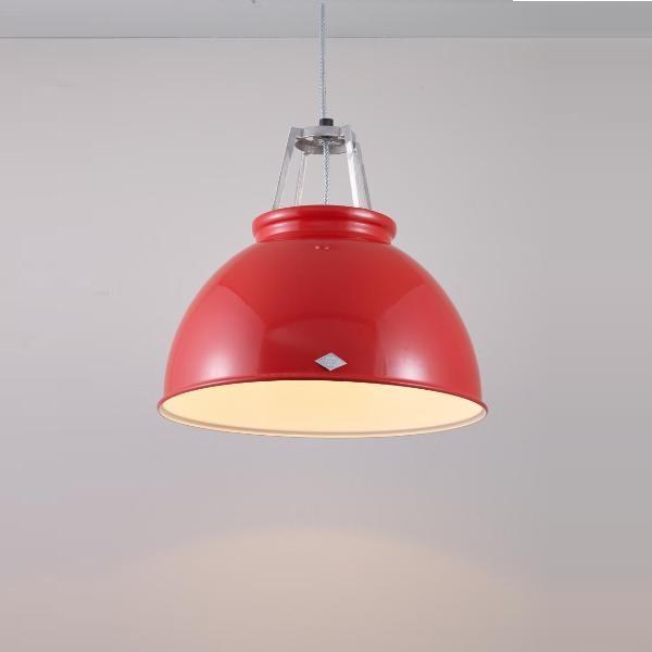 Titan Size 3 Pendant Light suspension lamps Original BTC Red/White Interior