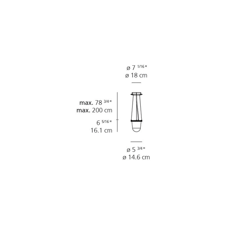 Tolomeo Outdoor Lantern Suspension Outdoor Lighting Artemide