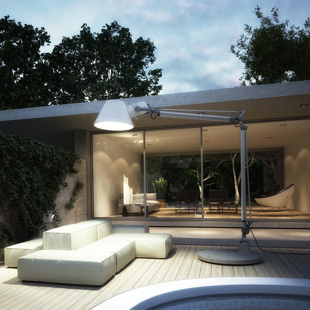 Tolomeo XXL LED Ground with Base Floor Lamps Artemide