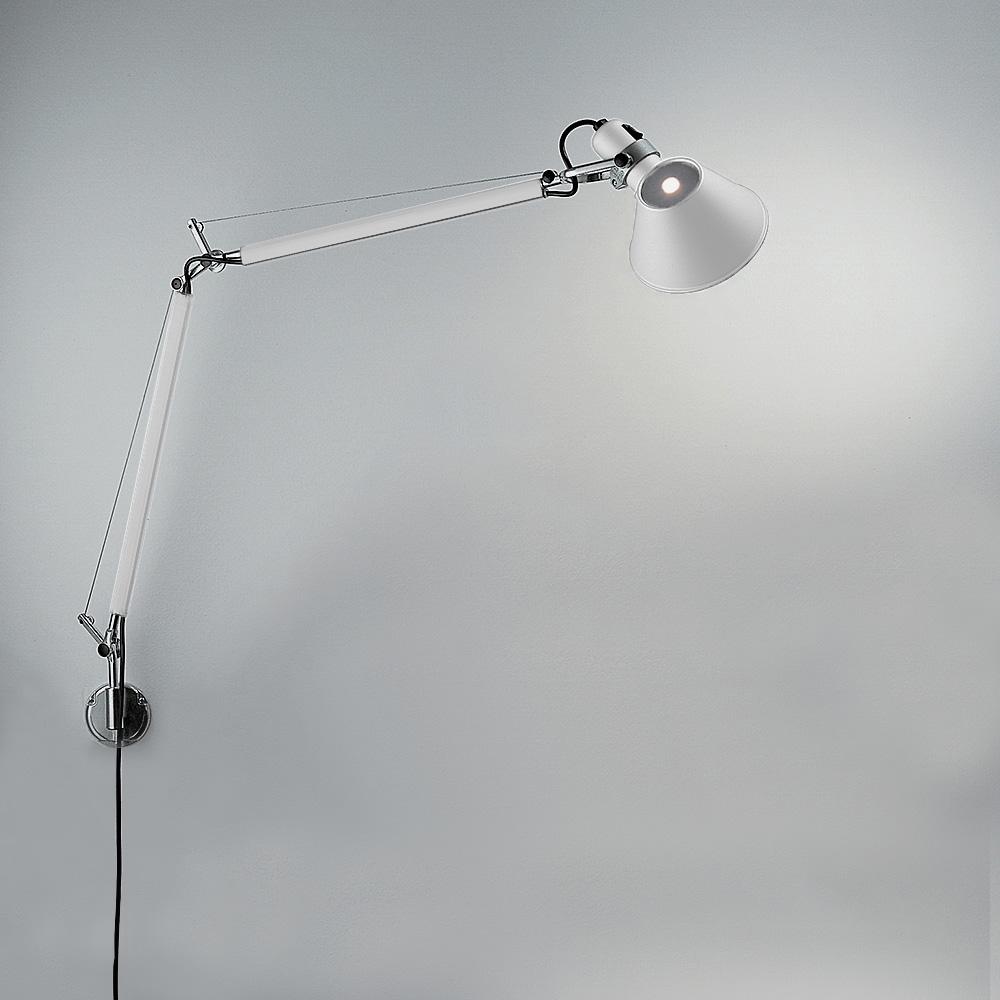 Tolomeo Classic Wall Lamp wall / ceiling lamps Artemide S Bracket White