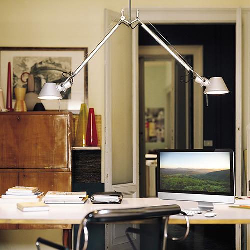 Tolomeo Double Suspension Lamp hanging lamps Artemide