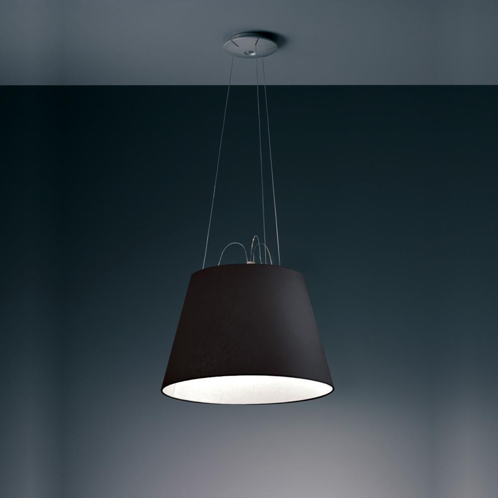 Tolomeo Mega Suspension Lamp hanging lamps Artemide 17" Black Fabric Shade + $100.00
