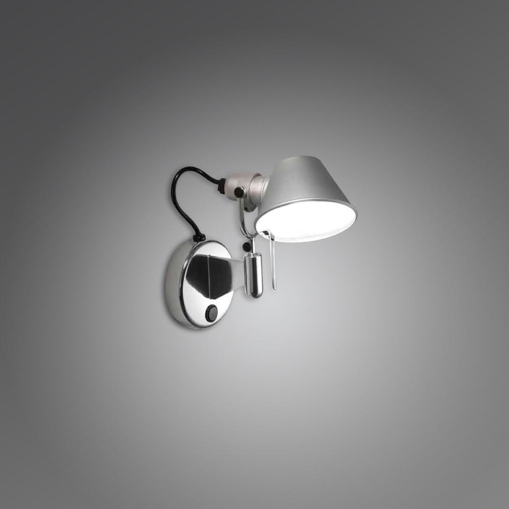 Tolomeo Micro Wall Spot wall / ceiling lamps Artemide With Switch