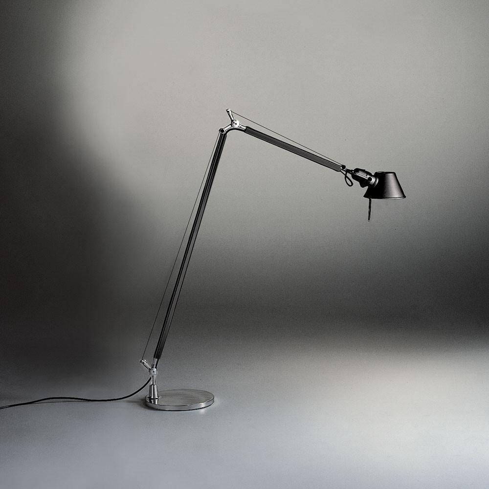 Tolomeo Reading Floor Lamp Floor Lamps Artemide Black + $10.00
