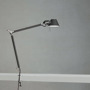 Tolomeo midi LED table Table Lamps Artemide Anthracite grey-table clamp 