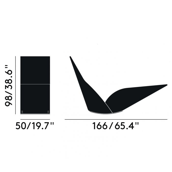 Bird Chaise lounge chair Tom Dixon