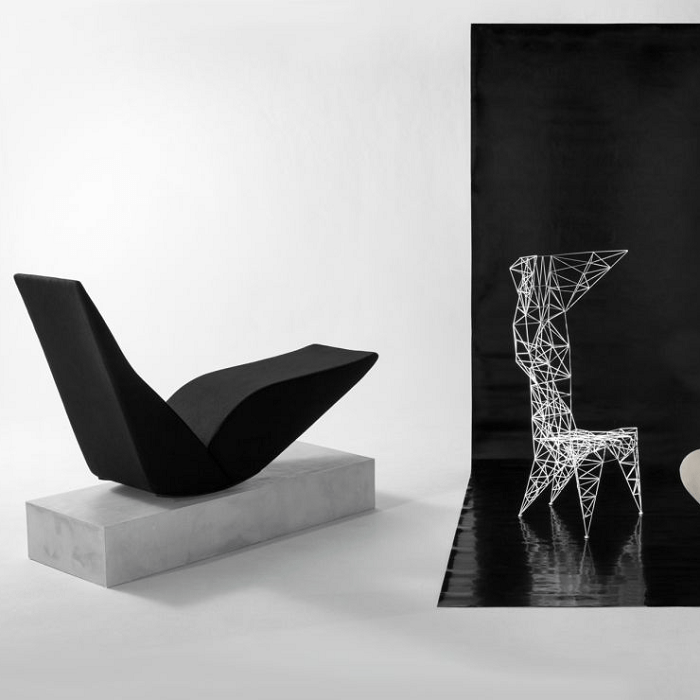 Bird Chaise lounge chair Tom Dixon