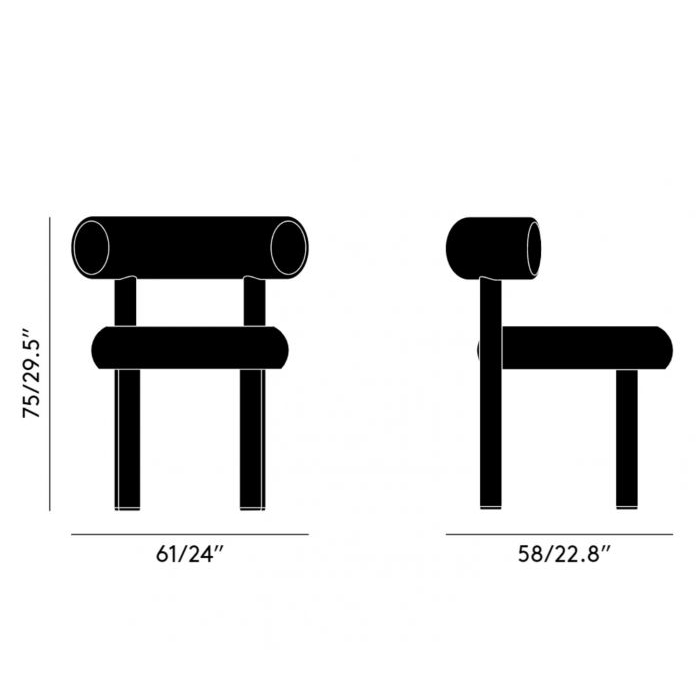 Fat Dining Chair Dining chairs Tom Dixon