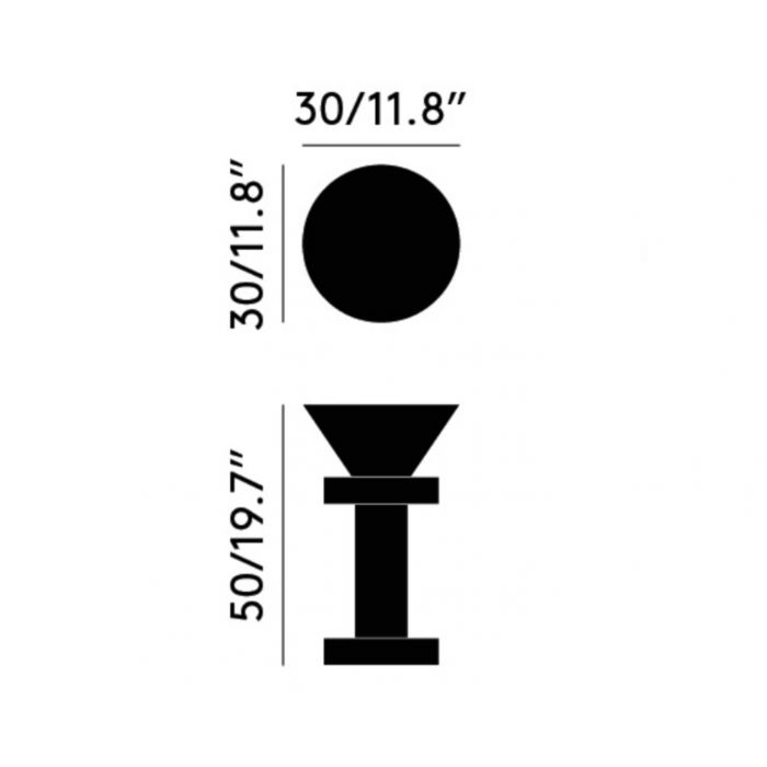 Swirl Side Table Large Cone Tables Tom Dixon