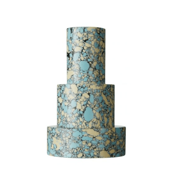 Swirl Stepped Candleholder Candles and Candleholders Tom Dixon