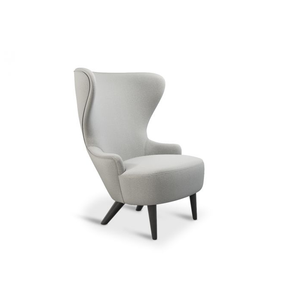 Wingback Micro Chair lounge chair Tom Dixon Divina Melange 3 0120 Black Oak 