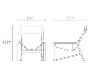 Toro Lounge Chair lounge chair BluDot 