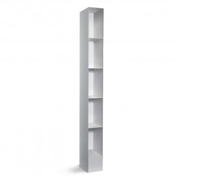 Totem Bookcase storage BluDot Semi Gloss White