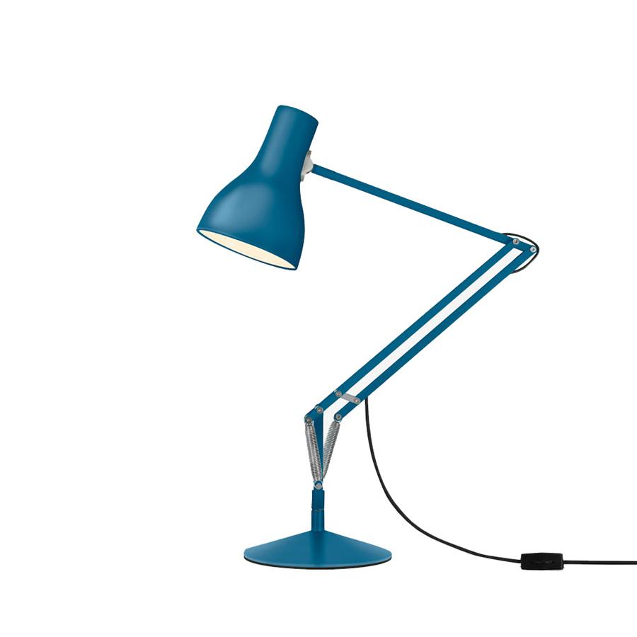 Type 75 Desk Lamp - Margaret Howell Edition Table Lamps Anglepoise Saxon Blue