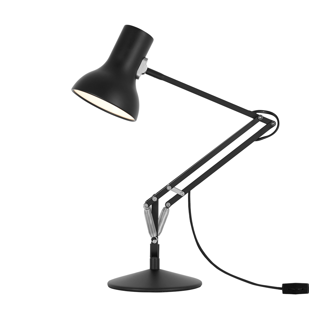 Type 75 Mini Desk Lamp Table Lamps Anglepoise Jet Black