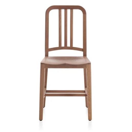 Navy Wood Chair Chairs Emeco White Oak