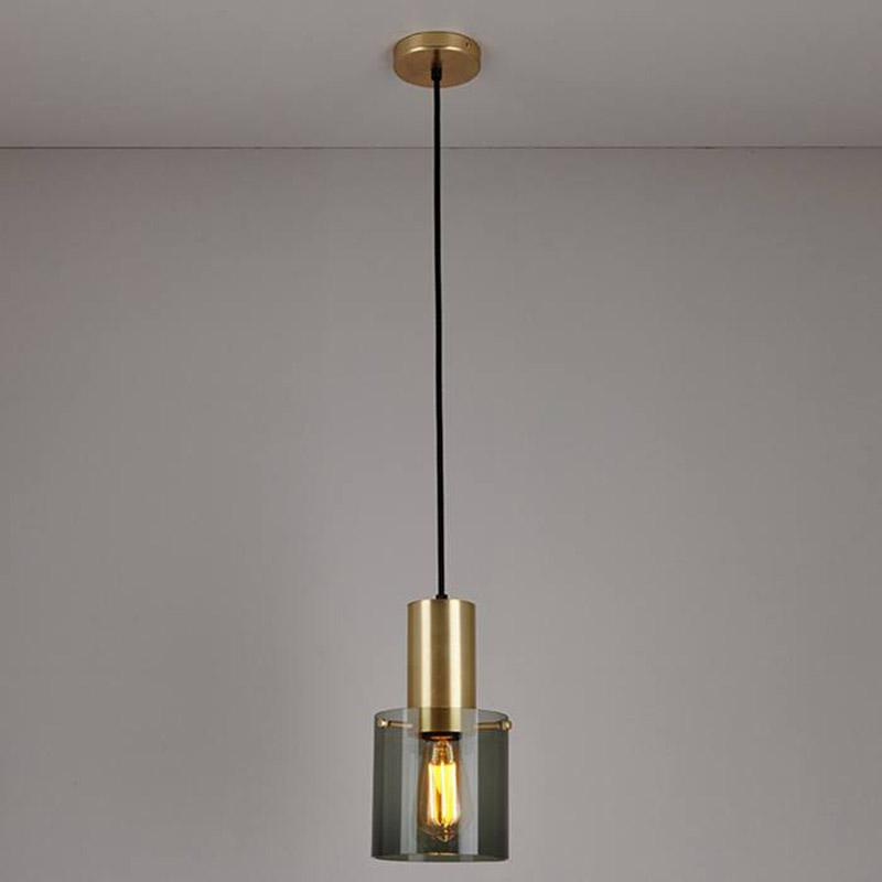 Walter Pendant Light Pendant Lights Original BTC Anthracite Brass 1