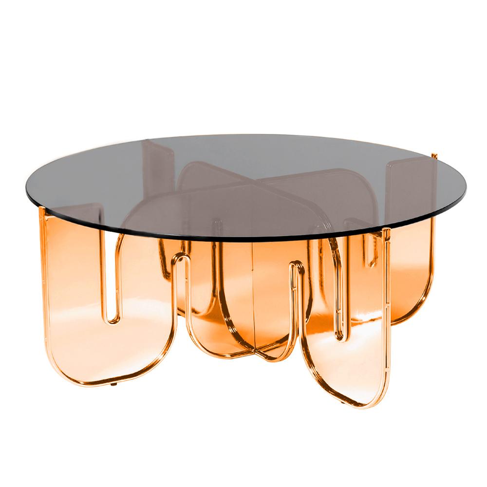 Wave Table Tables Bend Goods Copper +$300.00 36" Smoke Glass Top +$160.00
