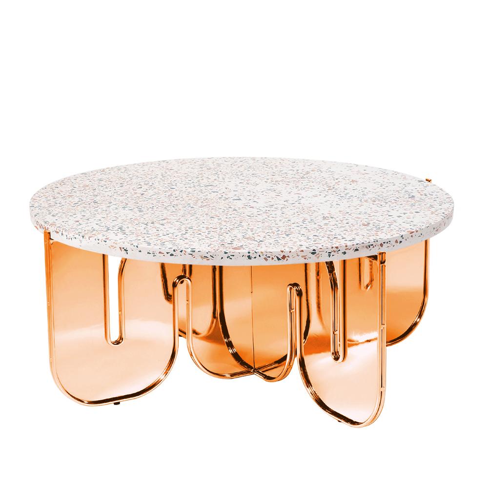 Wave Table Tables Bend Goods Copper +$300.00 Terrazzo Top +$380.00