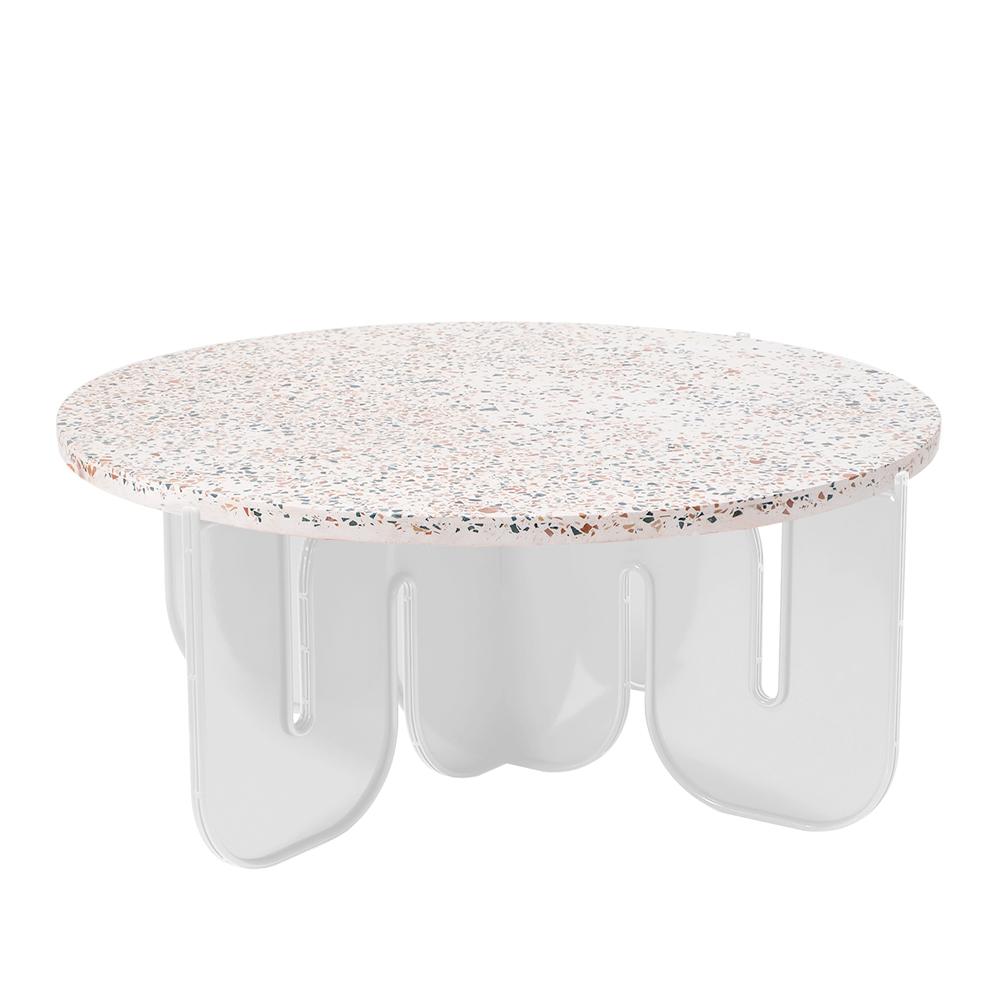 Wave Table Tables Bend Goods White Terrazzo Top +$380.00