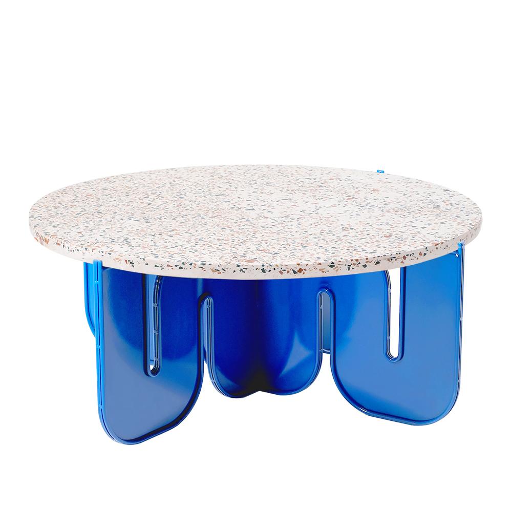 Wave Table Tables Bend Goods Electric Blue Terrazzo Top +$380.00