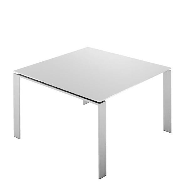 Four Soft Touch Square Table Tables Kartell White White