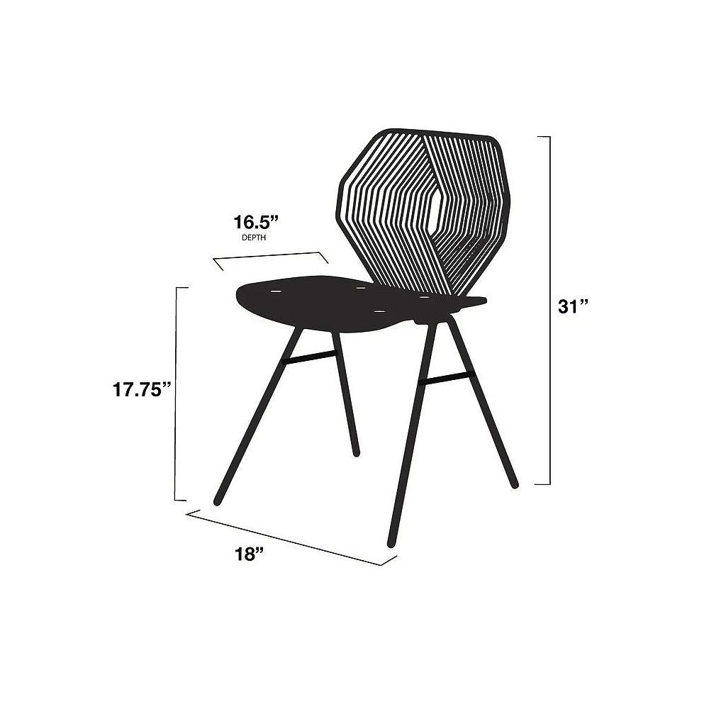 Wood & Wire Chair Side/Dining Bend Goods