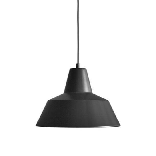 Workshop Pendant Lamp W3 Pendant Lights Original BTC Matte Black