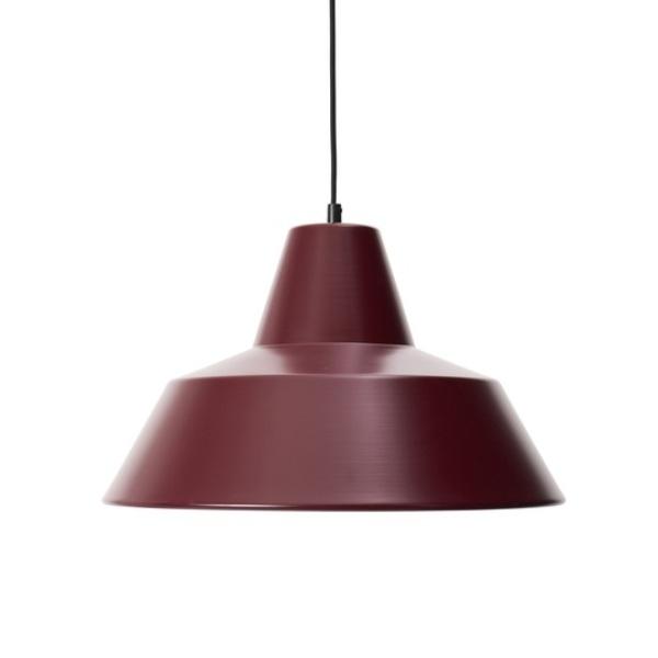 Workshop Pendant Lamp W4 Pendant Lights Original BTC Wine Red